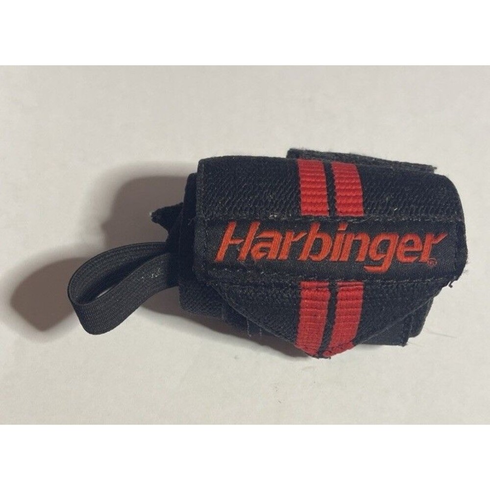 Harbinger Black Red Wrist Wrap for Weight Lifting Gym Training Unisex Adults